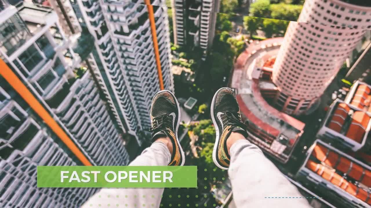 快速打开幻灯片素材库精选AE模板