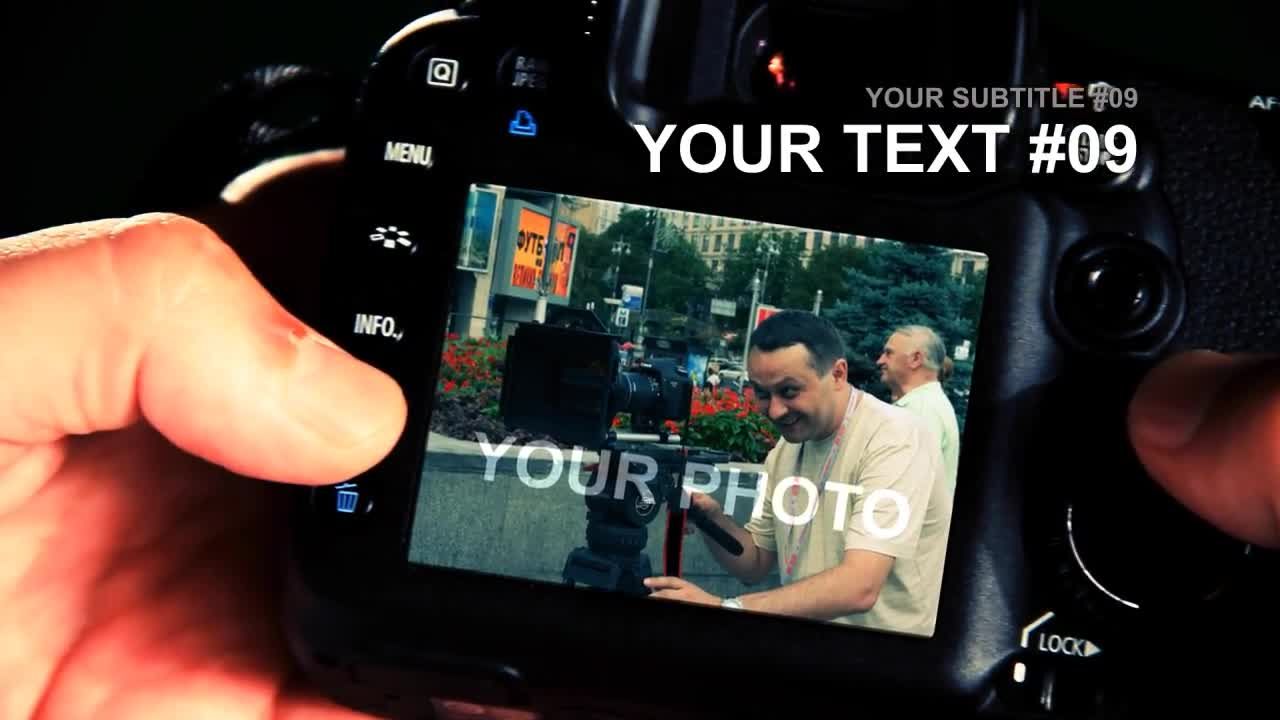 专业摄影视频展示素材库精选AE模板Photographer