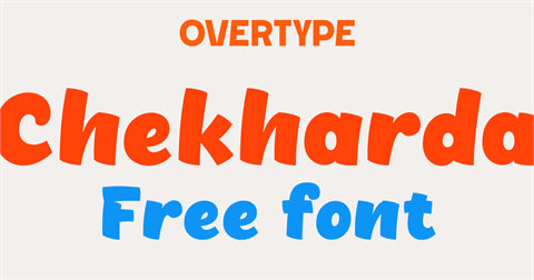 Chekharda Bold Italic font素材之家精选英文字体