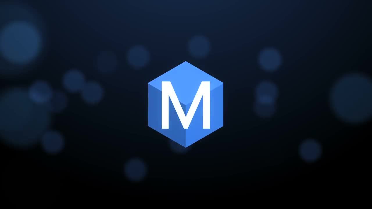 酷炫的广告粒子徽标显示素材库推荐PR模板