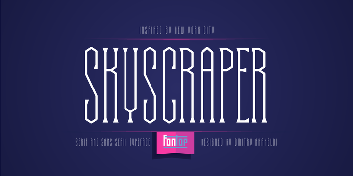 Skyscraper Font Family插图