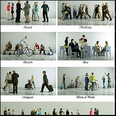 人物人群素材之家精选3D模型