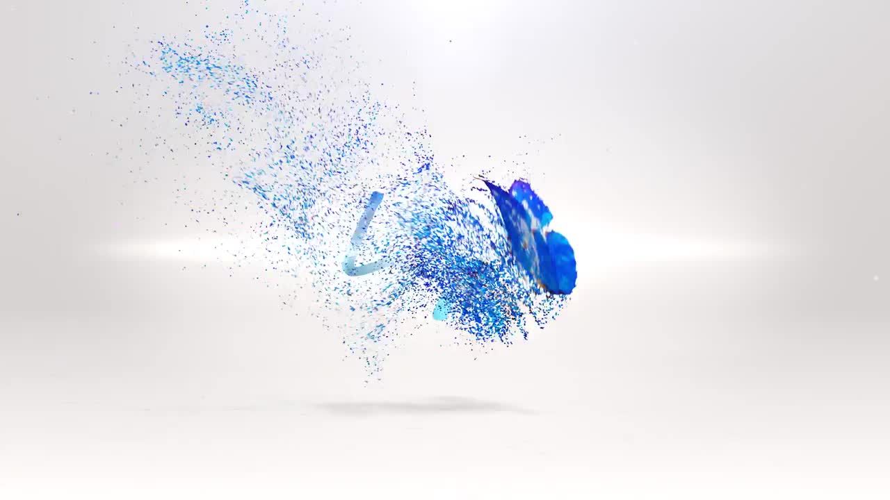 魔法蝴蝶标志展示素材库精选AE模板