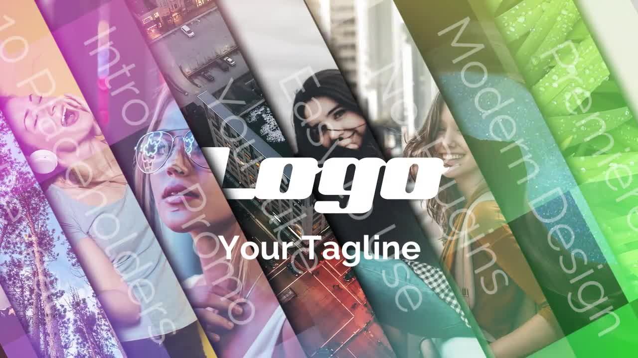 开场logo幻灯片动画素材库推荐PR模板