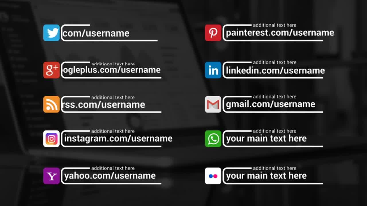 丰富多彩的社交媒体全屏标题动画素材库精选AE模板