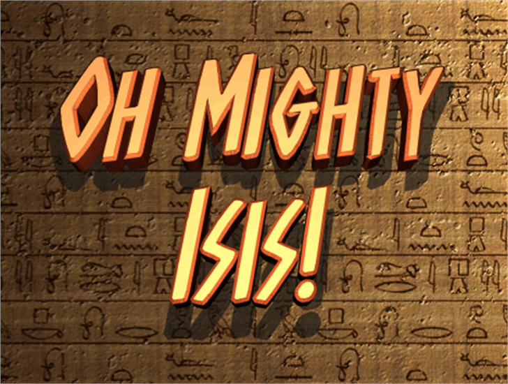 Oh Mighty Isis font插图