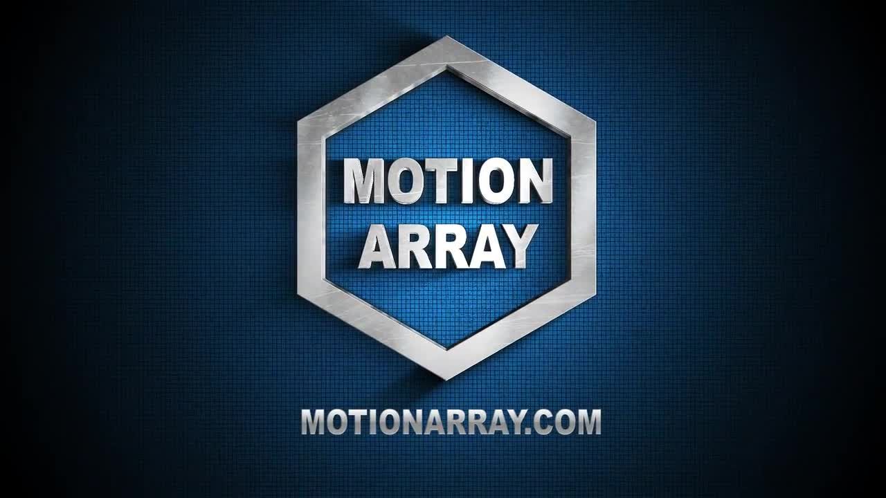 3D外观金属徽标显示素材库精选AE模板