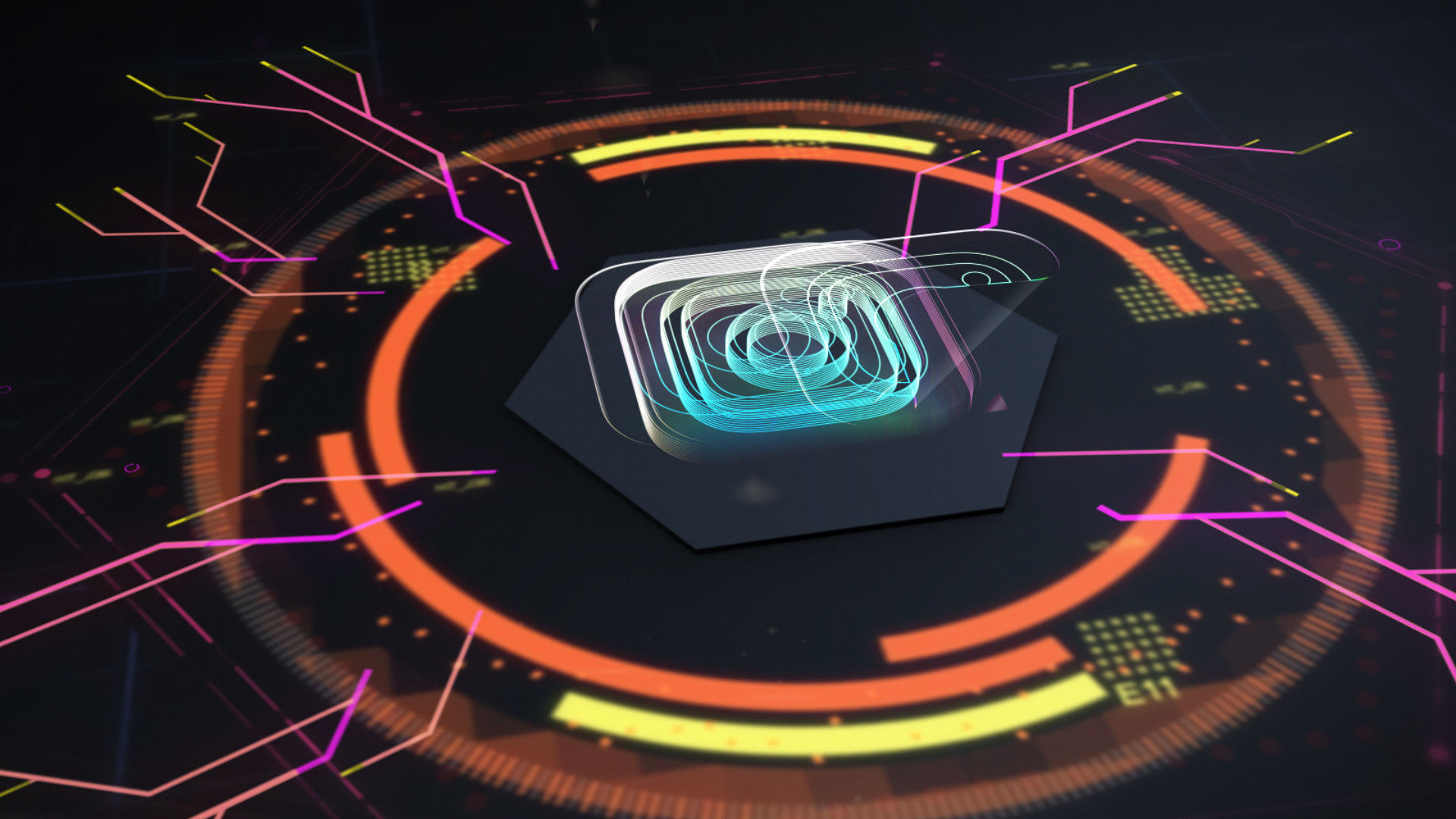 高科技时尚活力的数字标志展示素材库精选AE模板