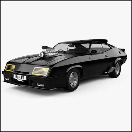 Ford Falcon GT Coupe Interceptor Mad Max 1979福特汽车素材之家精选3D模型