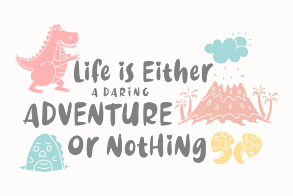 Dinomiko Font插图1