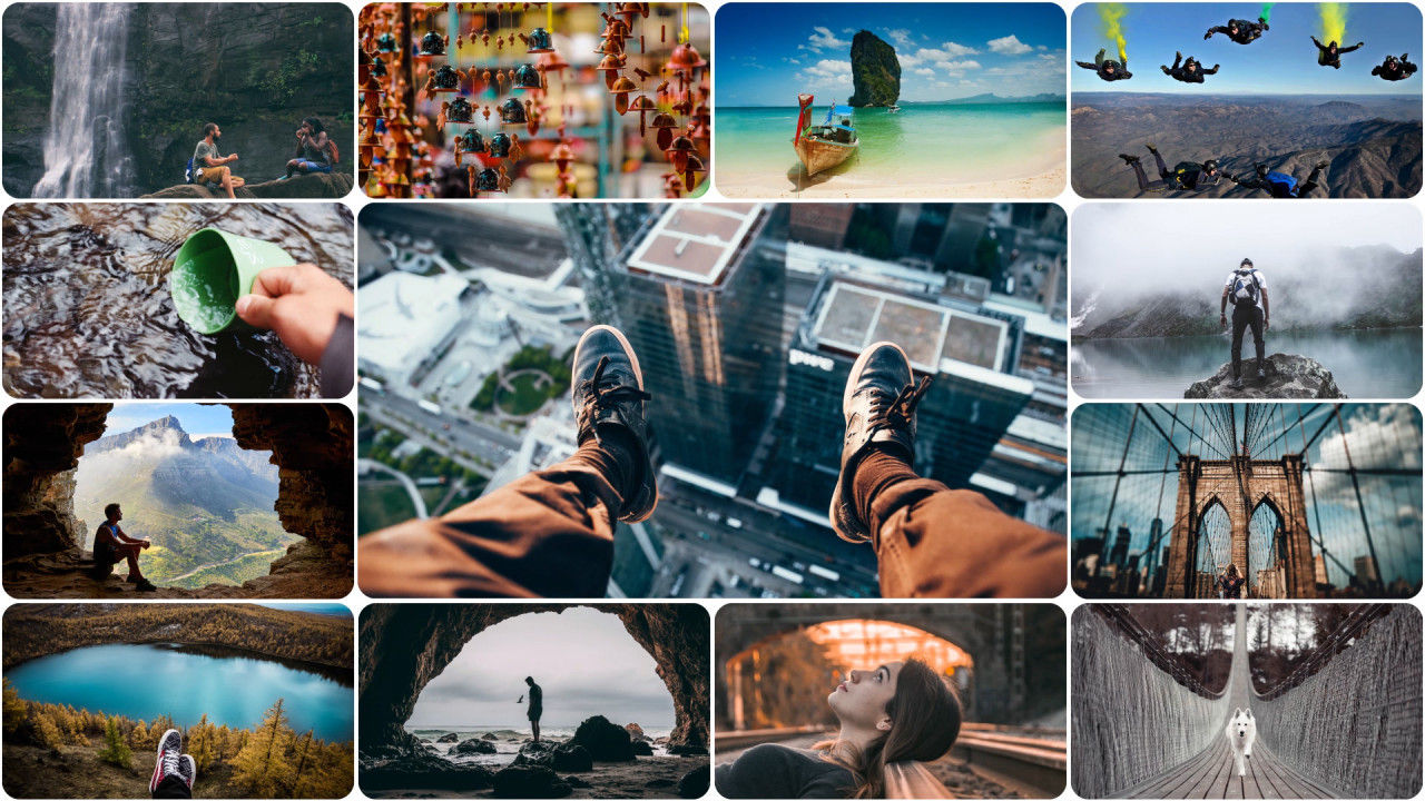 快速多屏幕时尚梦幻照片展示素材库精选AE模板