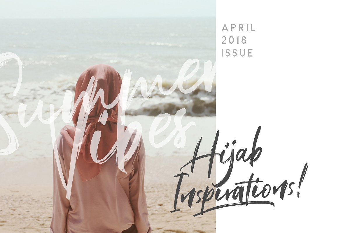 Black Mountage – Brush Font插图2