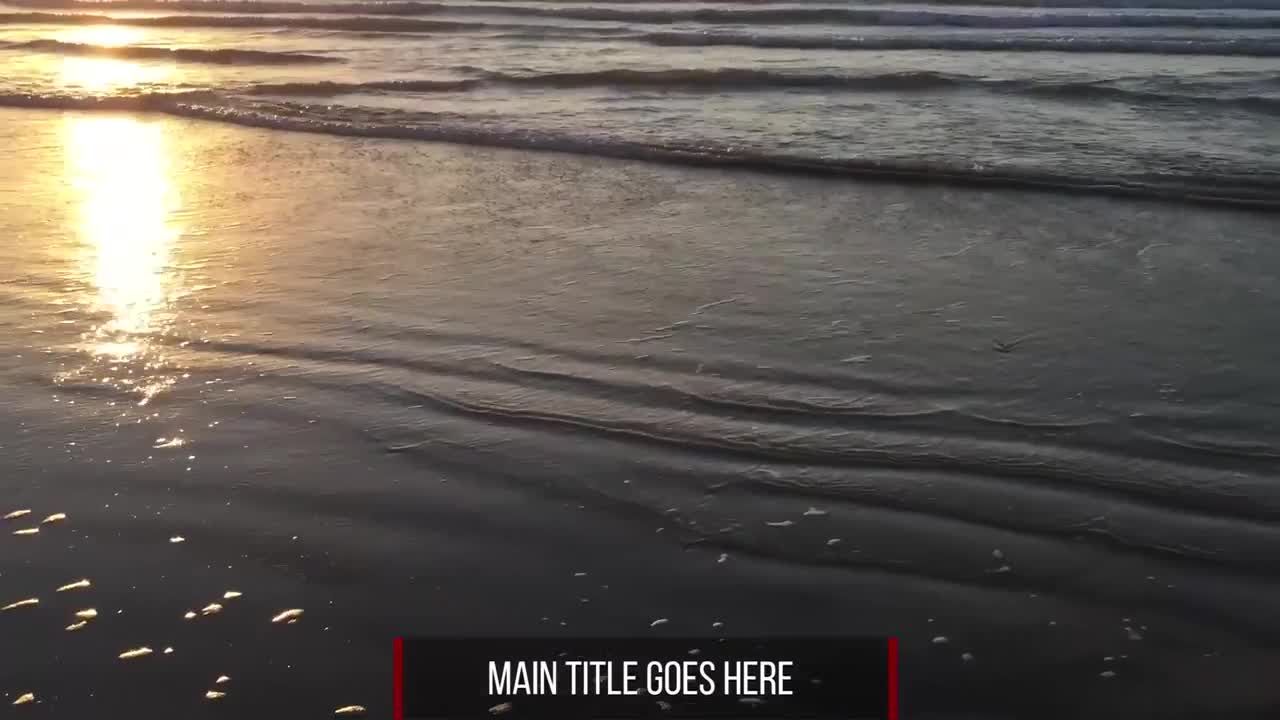 12个简单而时尚的下三分之一动态标题素材库推荐Pr模板