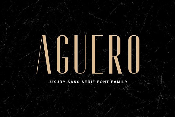 Aguero Sans – Font Family素材之家精选英文字体