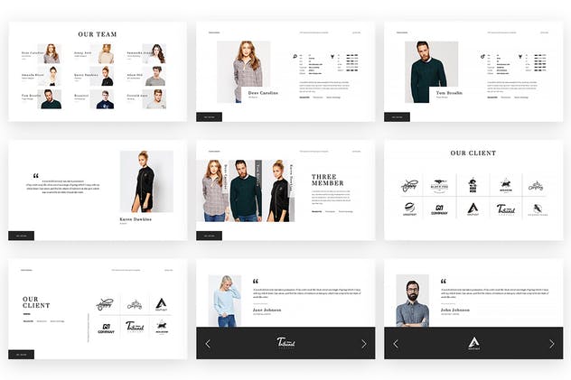 极简创意项目路演PowerPoint设计模板 Kaspa Powerpoint Presentation插图(2)