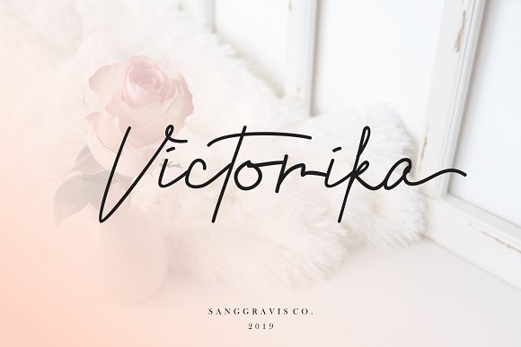 Victorika Font素材之家精选英文字体