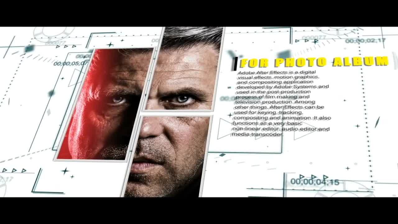 企业现代幻灯片开场白素材库精选AE模板