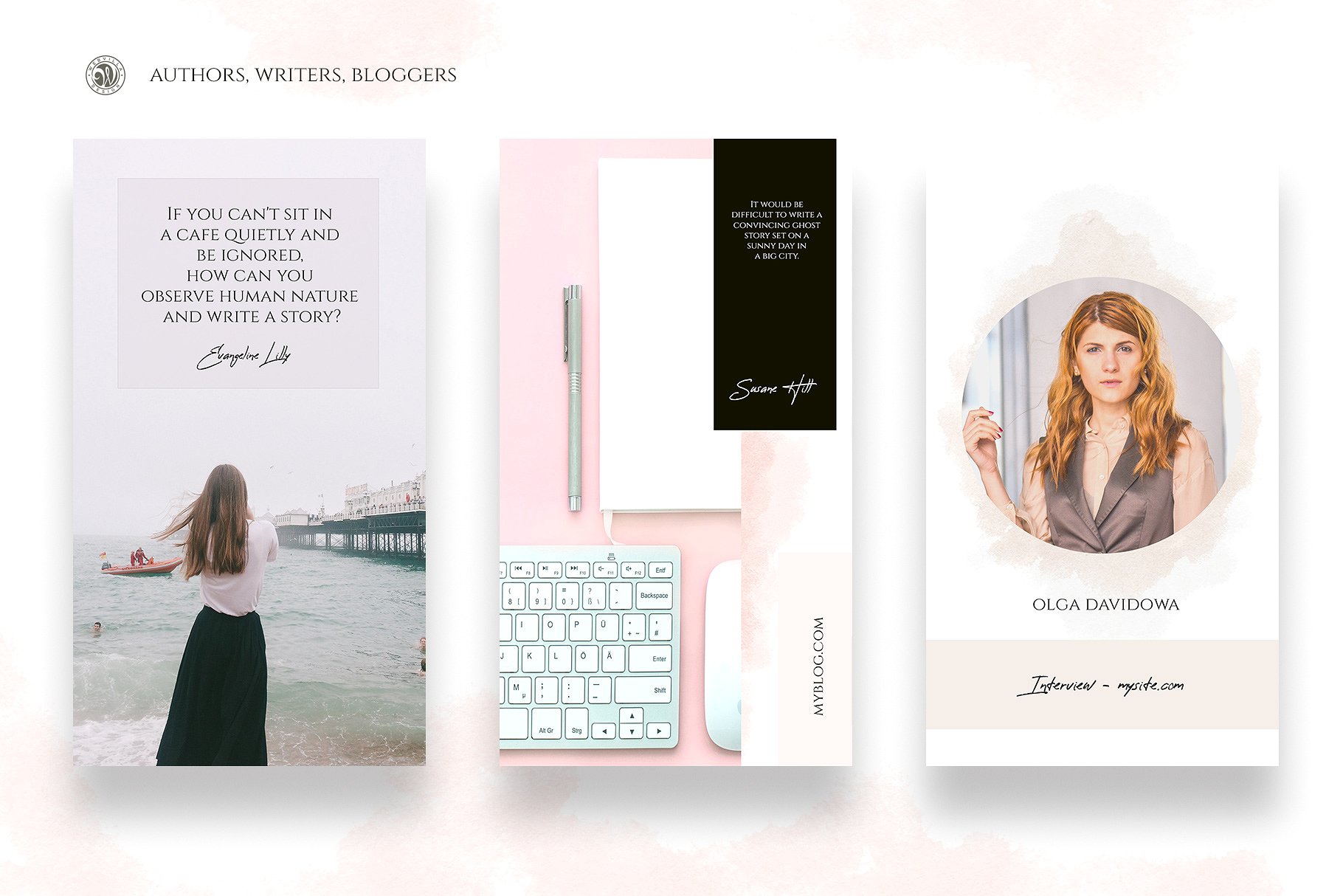 小资女王范Ins社交故事贴图模板素材库精选 Instagram Stories for Writers插图(5)