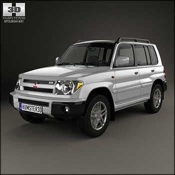 三菱帕杰罗 Pinin iO 1998 3D汽车模型