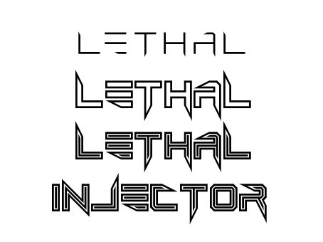 Lethal Injector font插图1 Lethal Injector font插图1