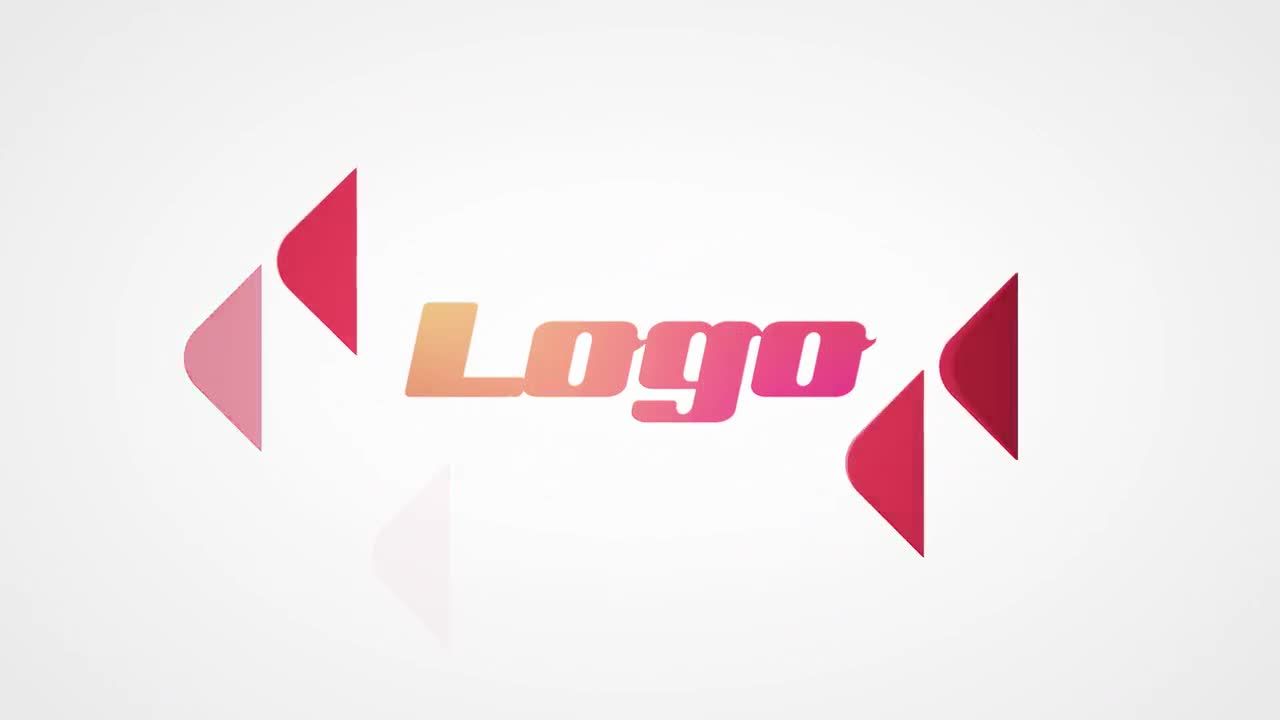 专业设计的页面翻转徽标显示素材库精选AE模板