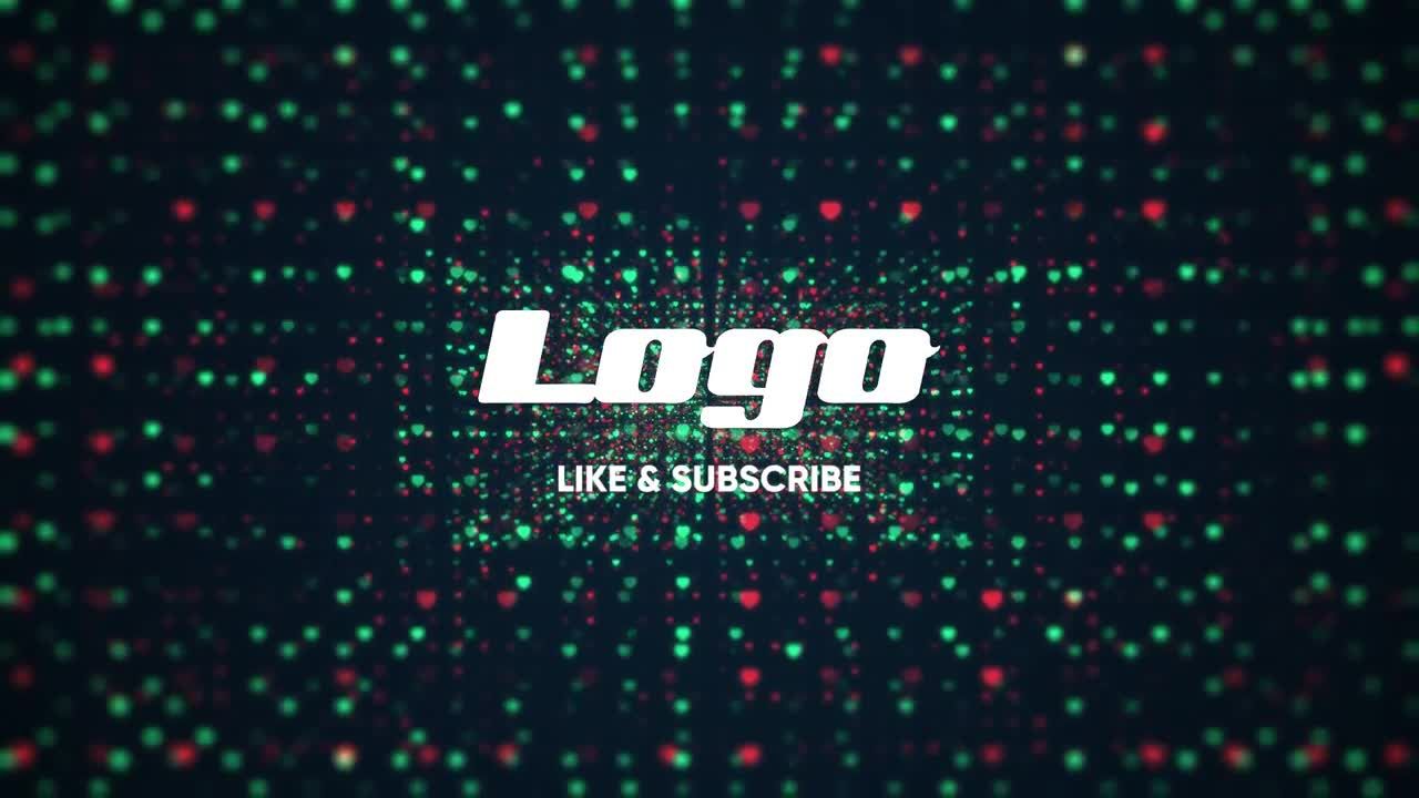 酷炫外观和创造性动画的数字化标志显示素材库精选pr模板