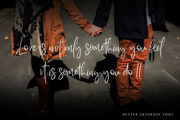 Better Saturday Font插图7