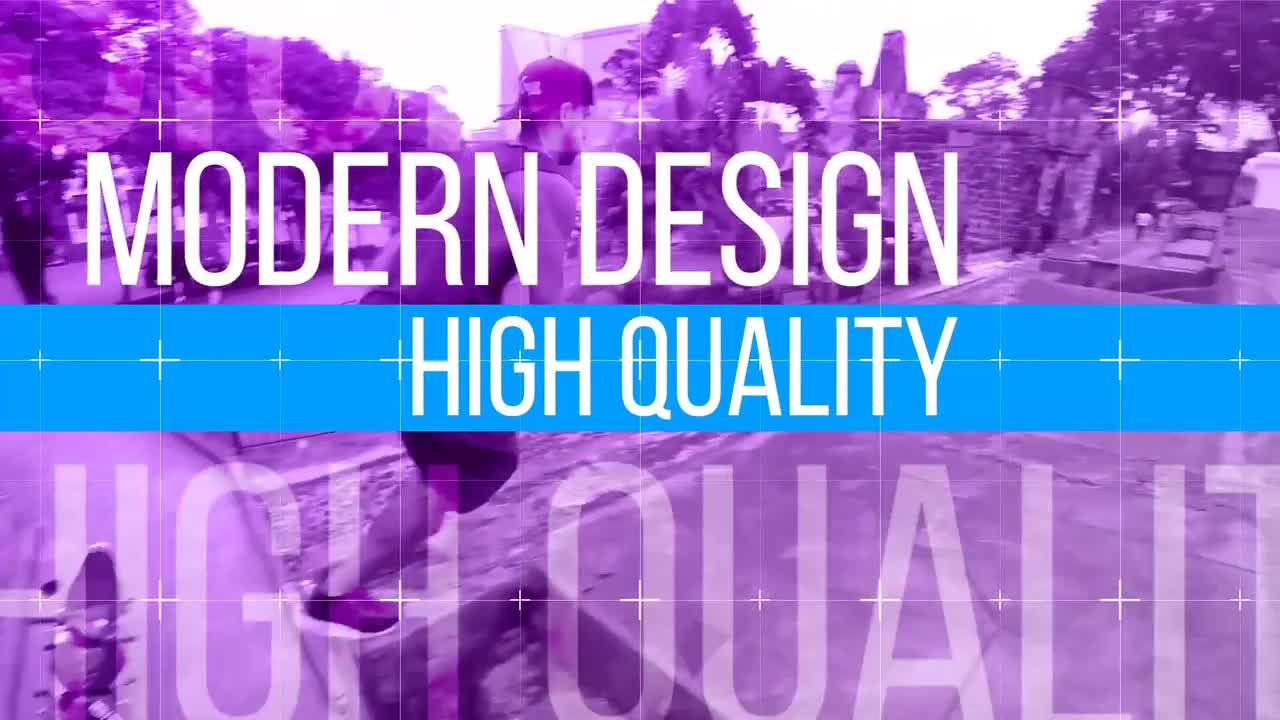 令人惊叹动画文字和快速过渡素材库精选AE模板