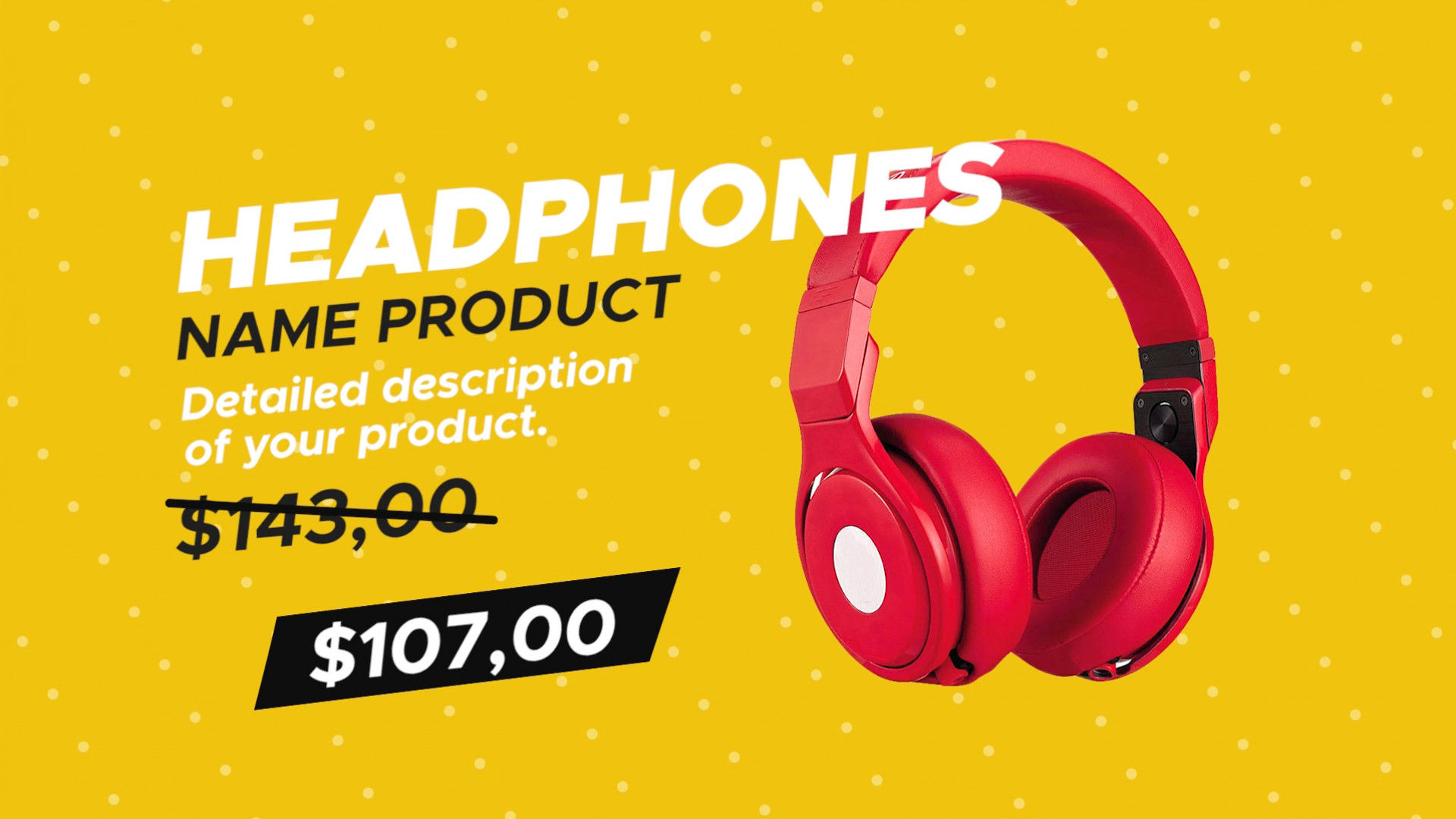 商品展示宣传促销PR模板