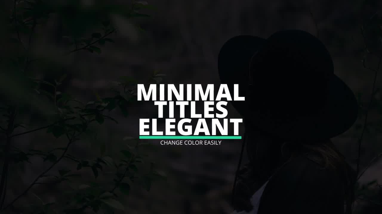 10个流畅优雅专业动画的全屏标题素材库精选AE模板