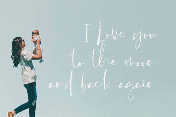 StayHome Brush Font插图4