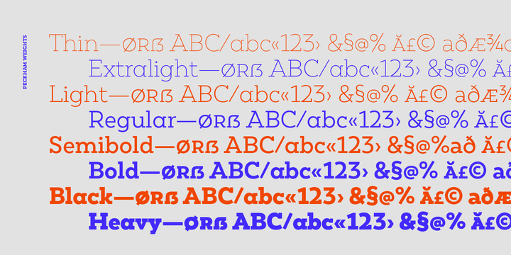 Peckham Font Family插图7