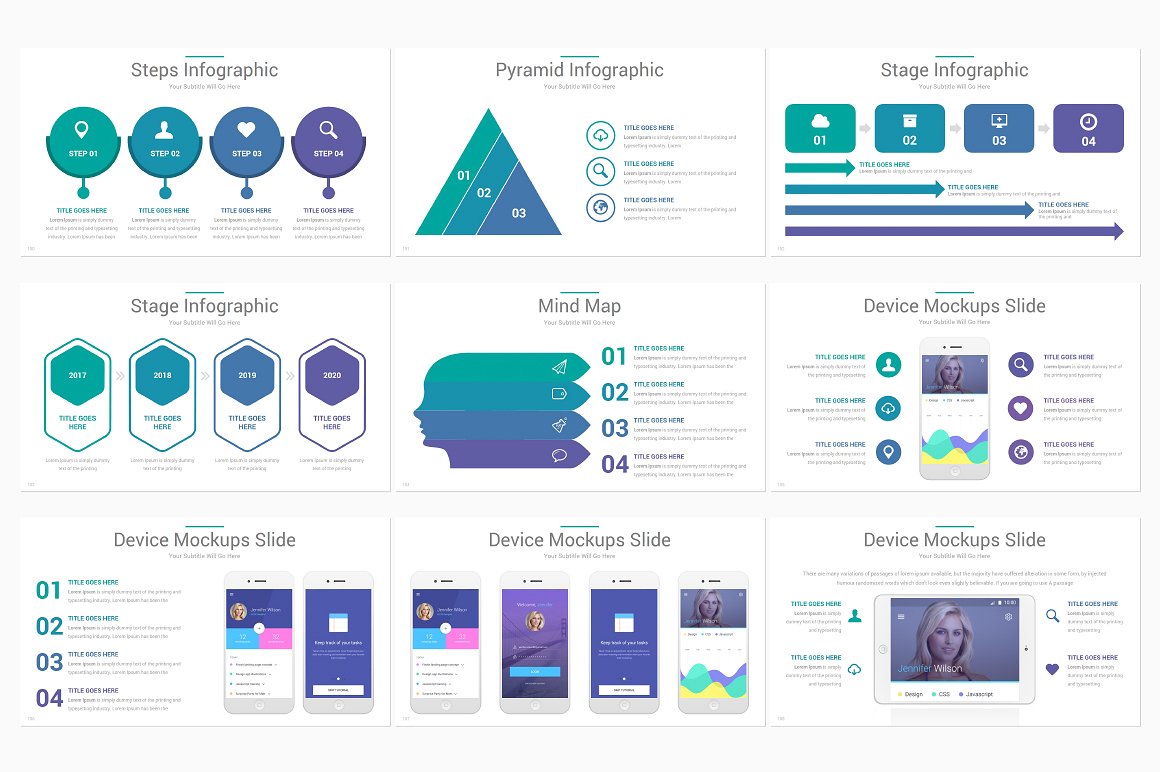 专业创意的科研PowerPoint模板下载插图(14)