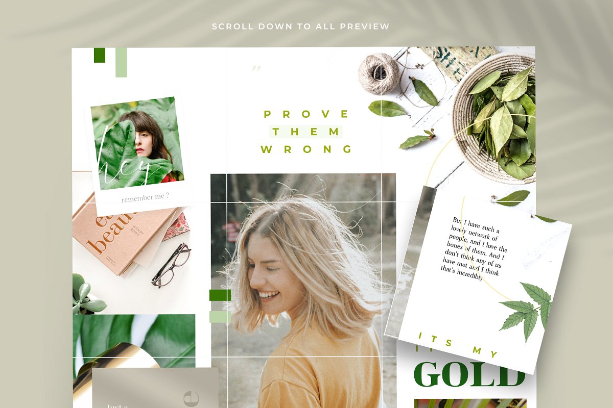 独特优雅的Instagram社交媒体拼图模板素材库精选 Zara – Instagram puzzle [psd]插图(2)