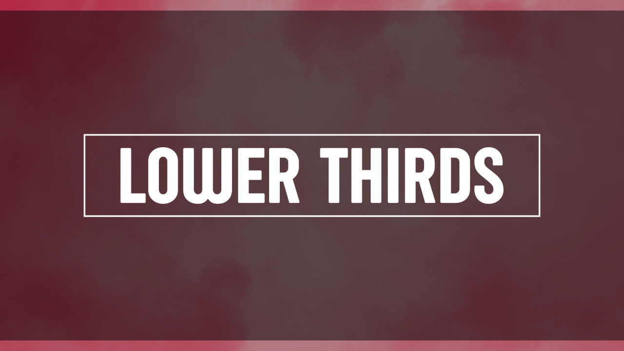 12个很酷的降低三分之二标题素材库精选AE模板