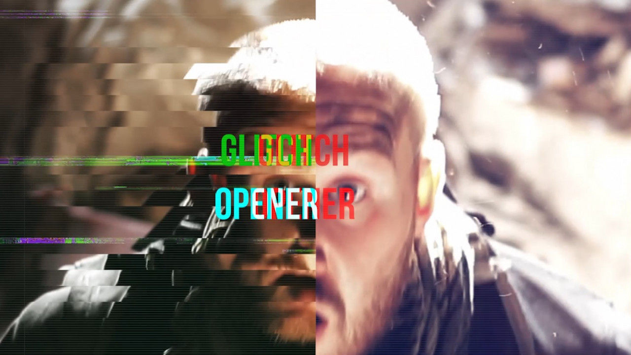 广告开场白素材库推荐PR模板Glitch Opener