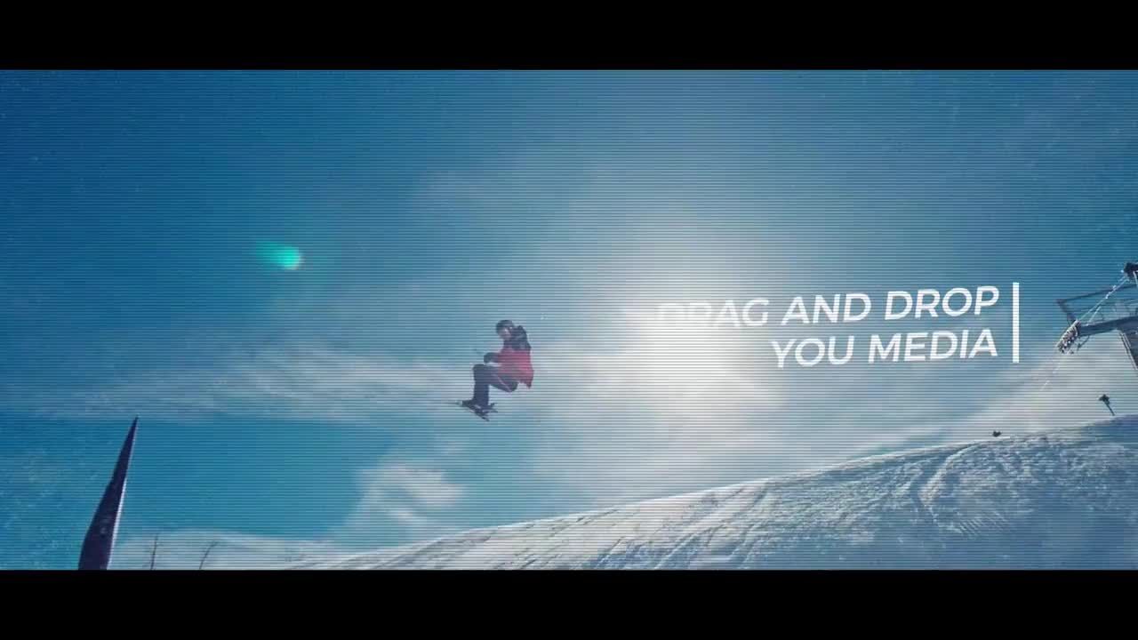 城市生活动感时尚标题排版开场素材库推荐PR模板