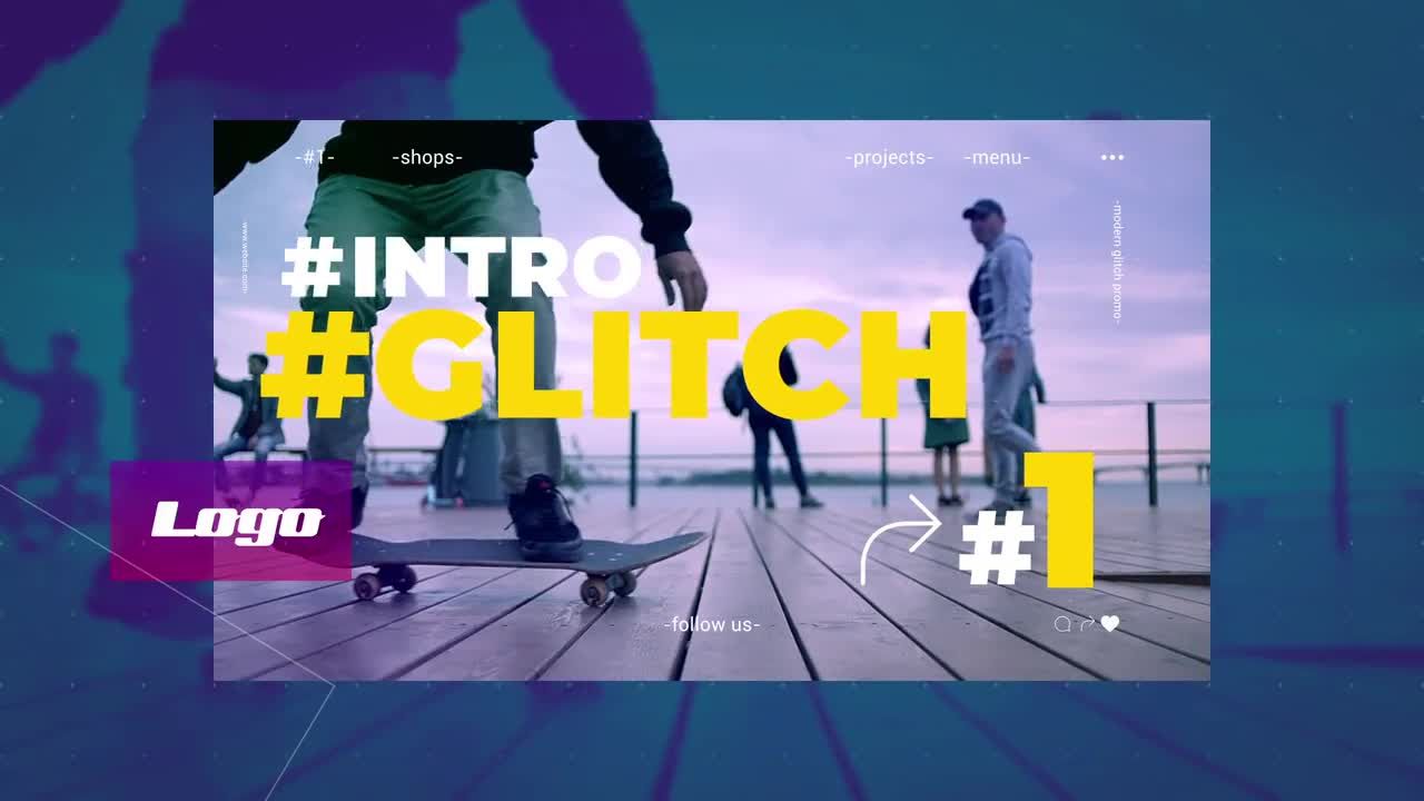 动态时尚的创意文字动画徽标展示素材库精选AE模板