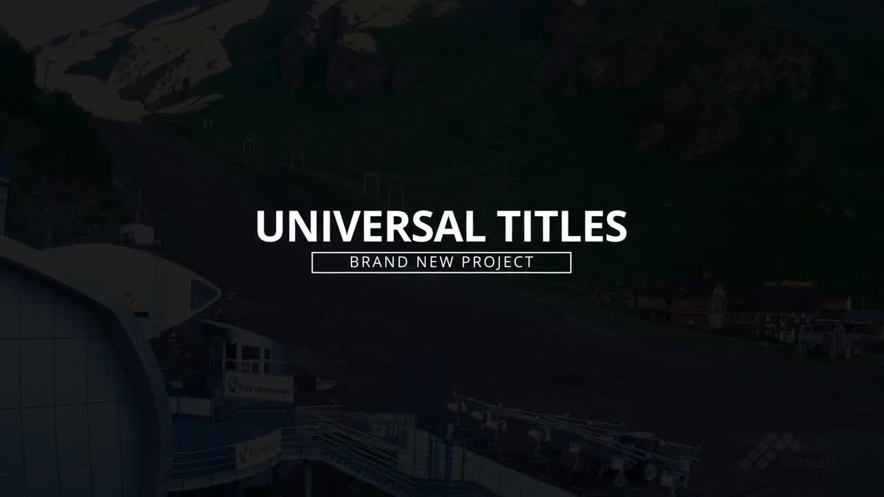 10个干净现代的动态动画全屏标题素材库精选AE模板