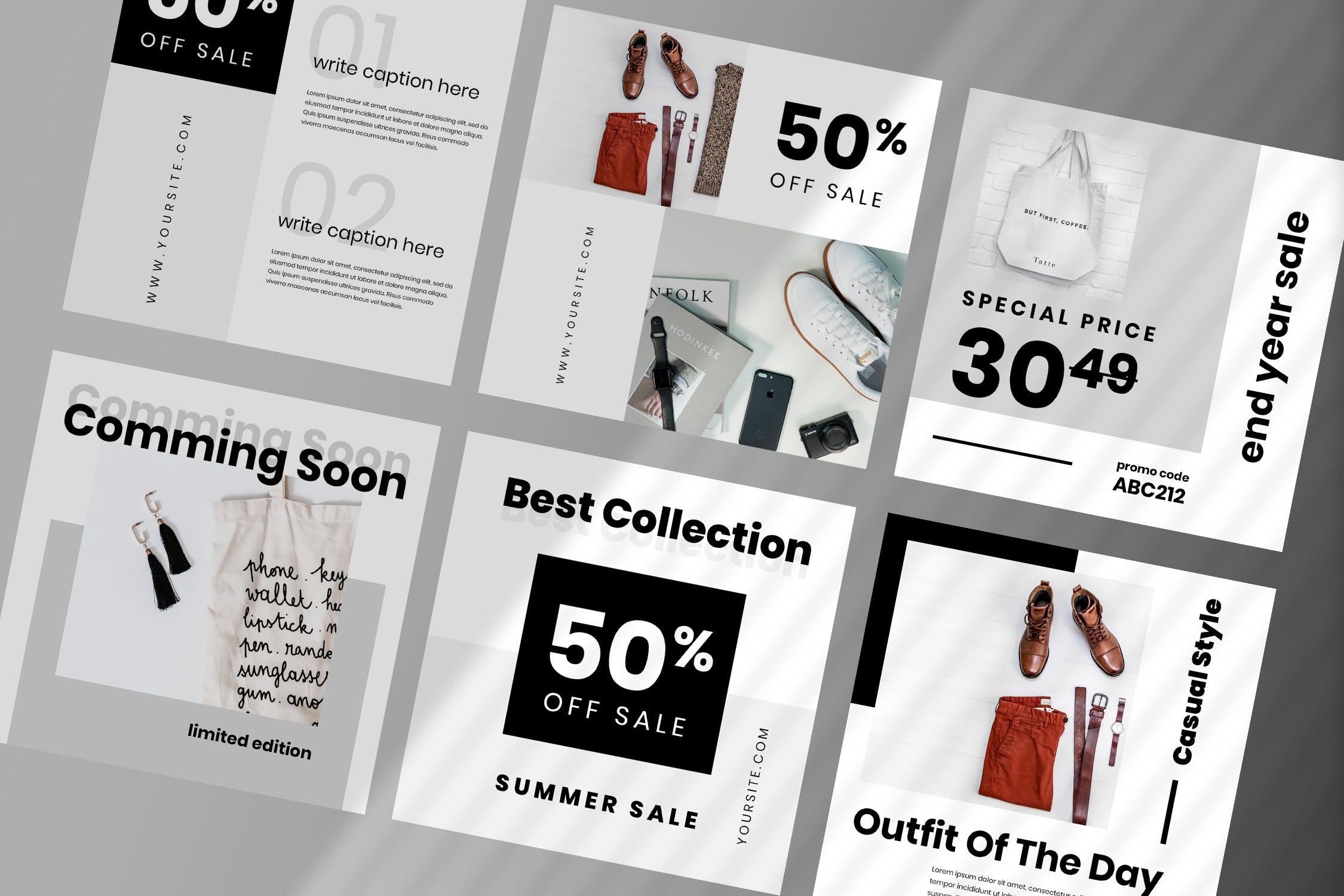 社交媒体自媒体产品促销广告设计模板素材库精选 Fourteen – Social Media Kit插图(2)