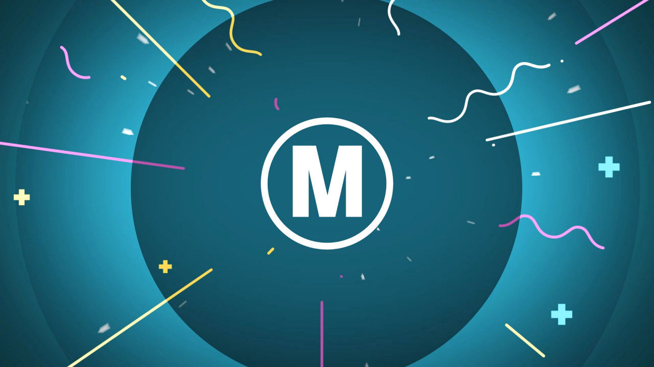 动态线条彩带爆炸logo展示素材库精选AE模板