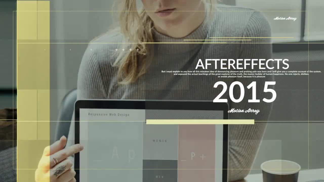 简单文本动画素材库精选AE模板