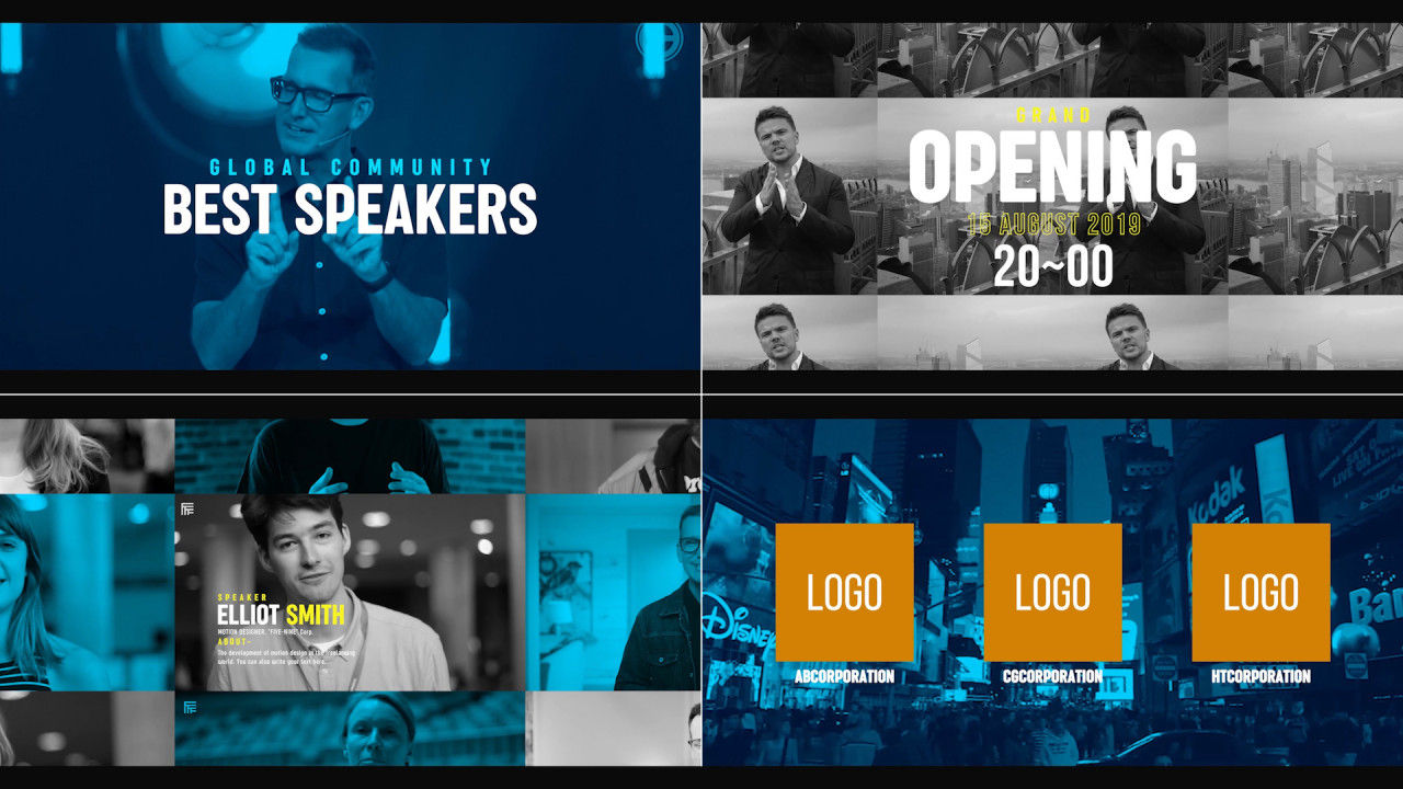 2个简单时尚促销活动宣传PR视频模板