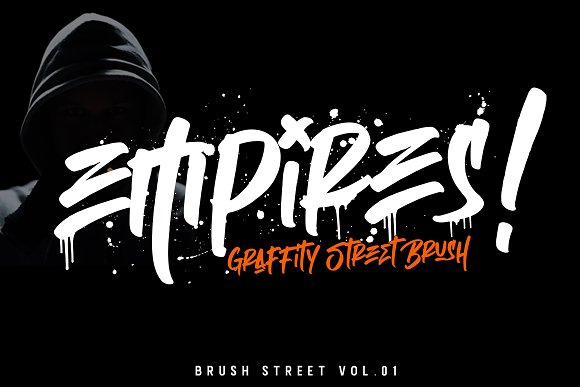 Empires – Graffitty Street Brush Font素材之家精选英文字体
