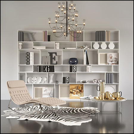 B&b室内装饰品摆件和柜子素材之家精选3D模型