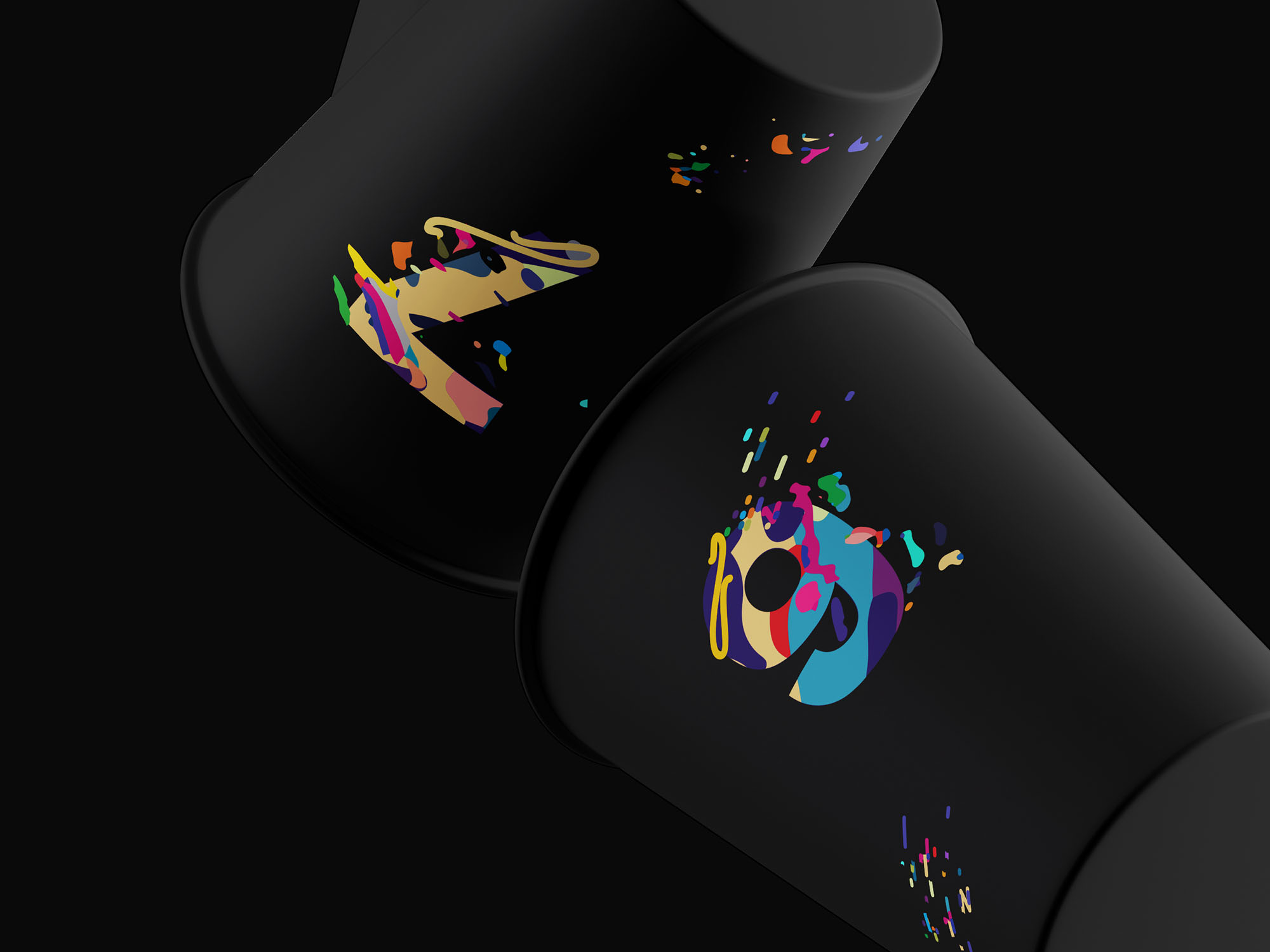 油漆飞溅英文创意艺术装饰字体素材库精选 Splash Letters Font插图(3)