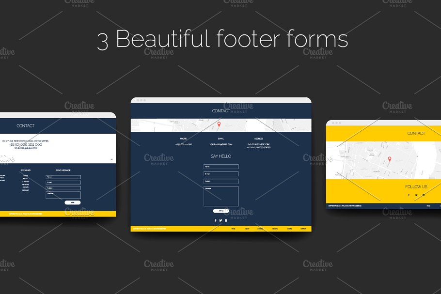 瑜伽主题PSD网站模板素材库精选 Lotus – Yoga PSD Template插图(4)