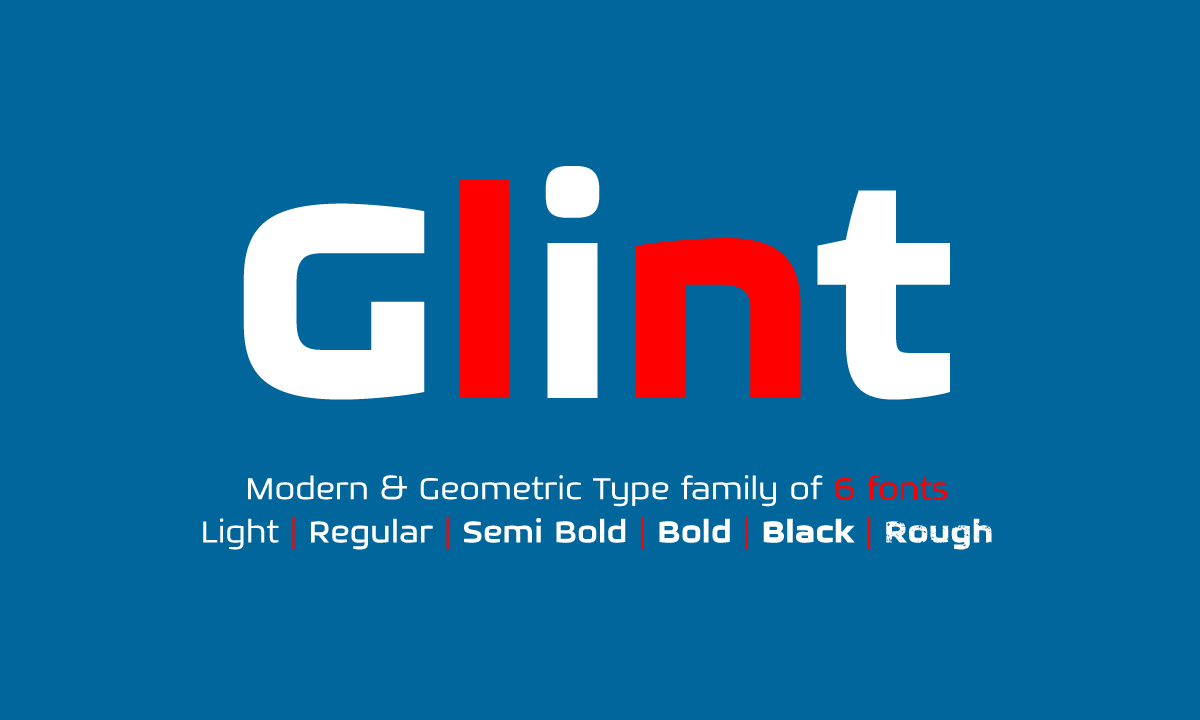 Glint Font Family素材之家精选英文字体