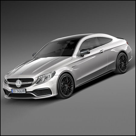 梅赛德斯-奔驰 C63 AMG 2017轿车素材之家精选3D模型