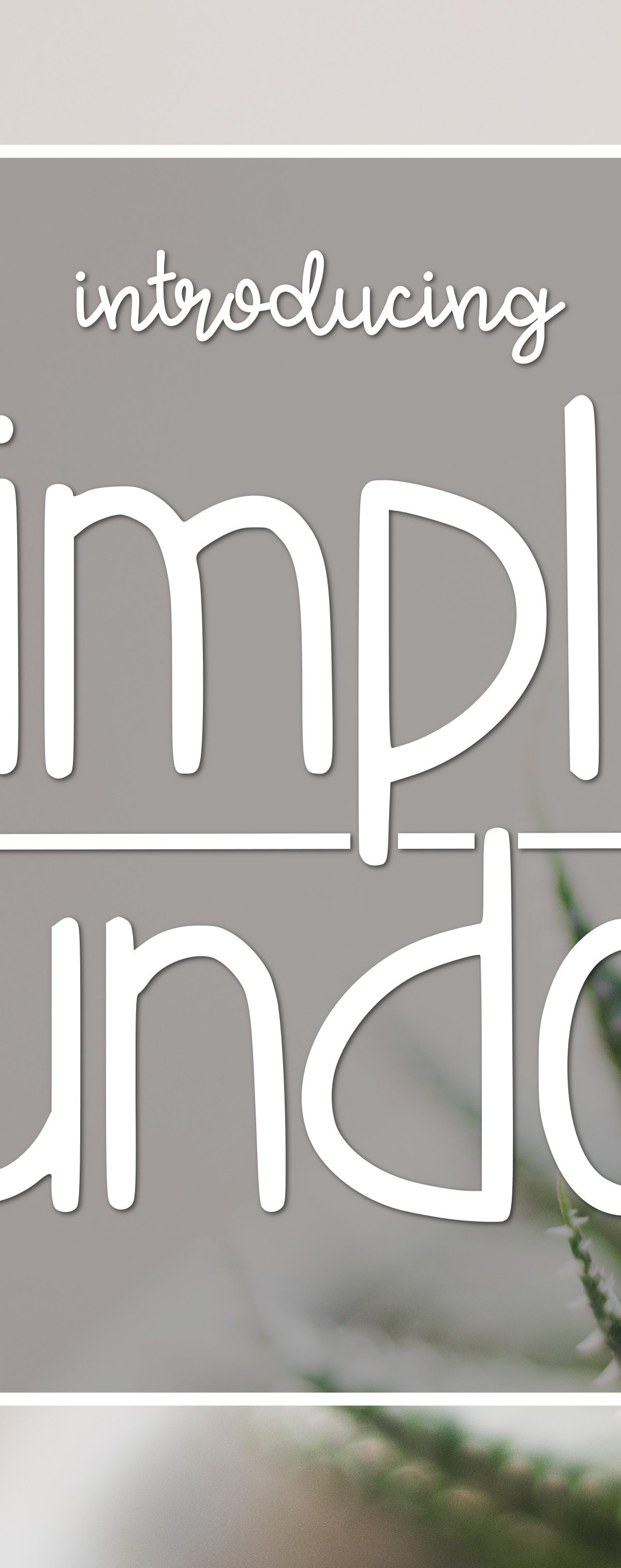 Simple Sunday素材之家精选英文字体